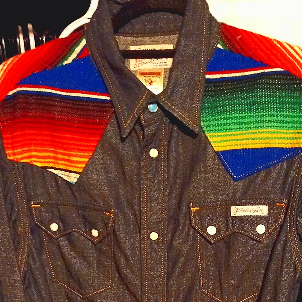 True Religion button up Jean long sleeve